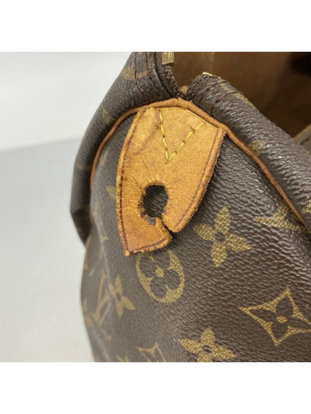 Louis Vuitton Handbag Monogram Speedy 35 Brown - Picture 7 of 10